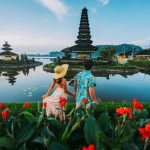 Couple,Spending,Time,At,The,Ulun,Datu,Bratan,Temple,In